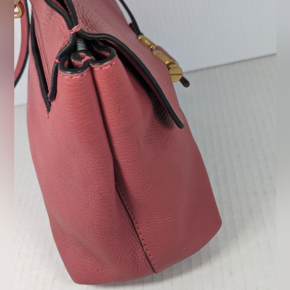 Lanvin mauve pink essential Smooth Calfskin Top Handle Shoulder Bag - Picture 4 of 10